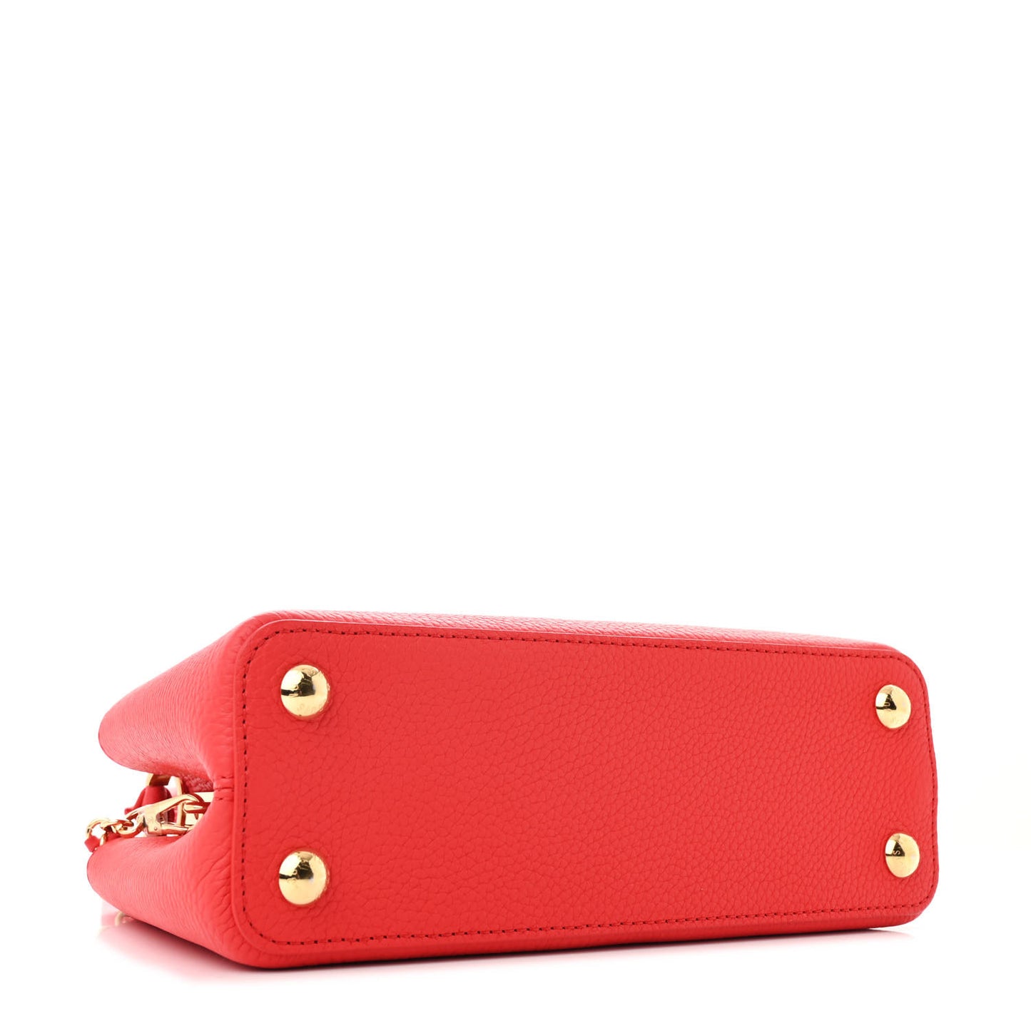 LV X TM Taurillon Cerises Capucines BB Rouge