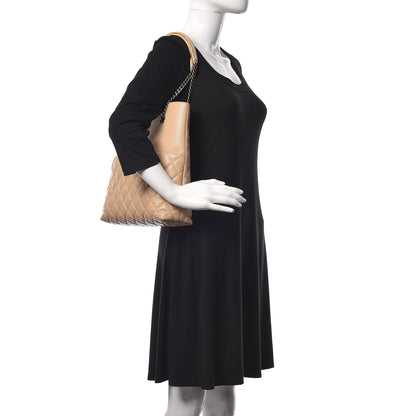 Chanel Caviar Quilted Small Urban Delight Tote Light Beige 2 of 10