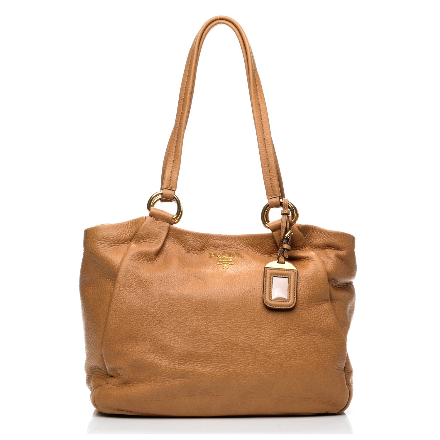 Prada Cervo Antik Shoulder Bag Cuoio 1 of 8
