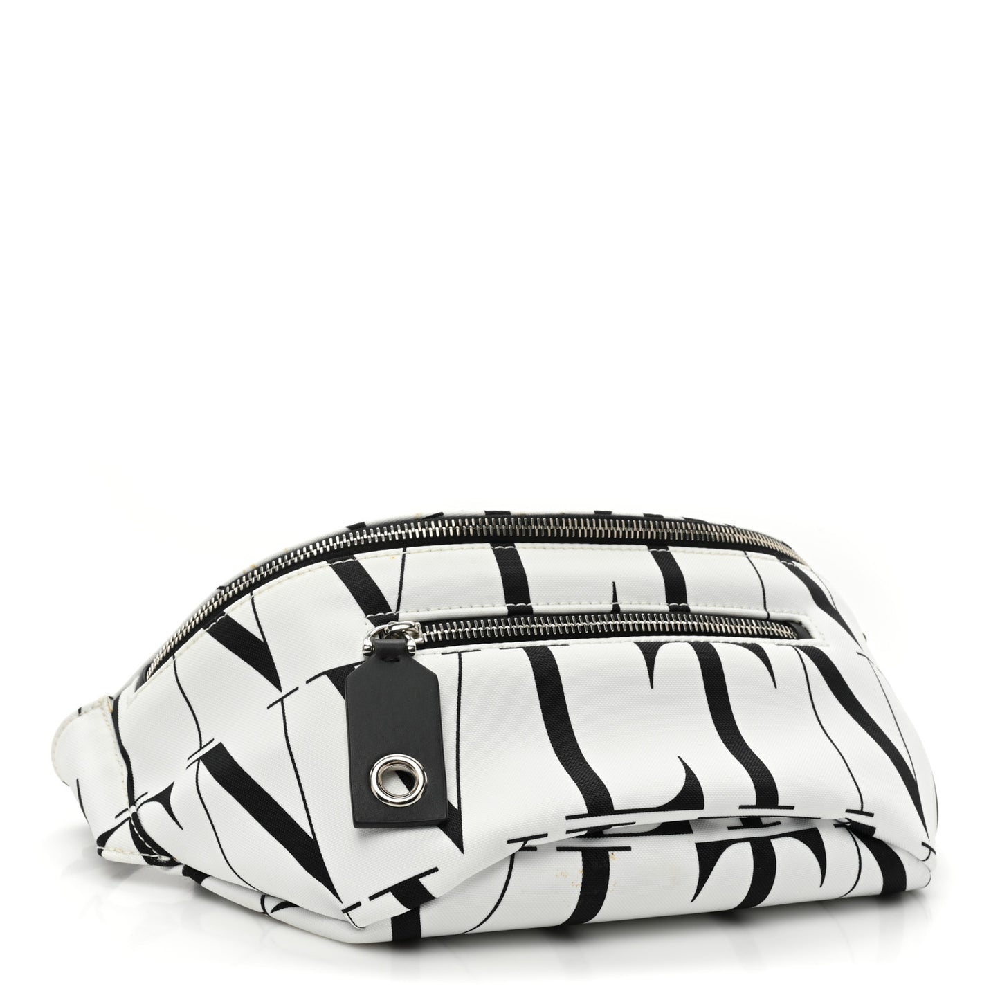 Nylon Mens VLTN Belt Bag White Black