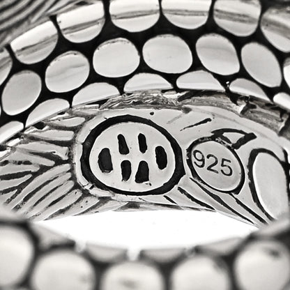 John Hardy Sterling Silver Legends Naga Dragon Coil Ring 52 6 5 of 5