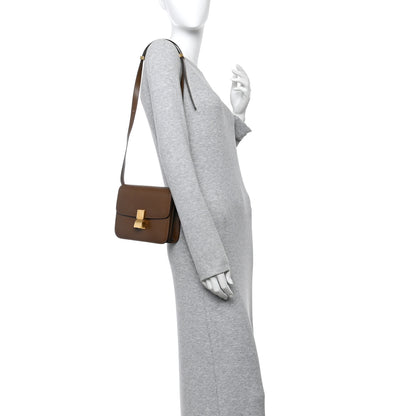 Celine Box Calfskin Teen Classic Box Flap Bag Camel 2 of 14
