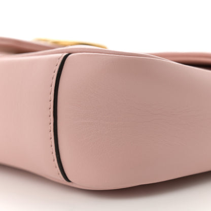 Gucci Calfskin Matelasse Mini GG Marmont Shoulder Bag Perfect Pink 10 of 13