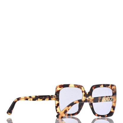 Gucci Square Frame Crystal Sunglasses GG 0418S Tortoiseshell 7 of 14
