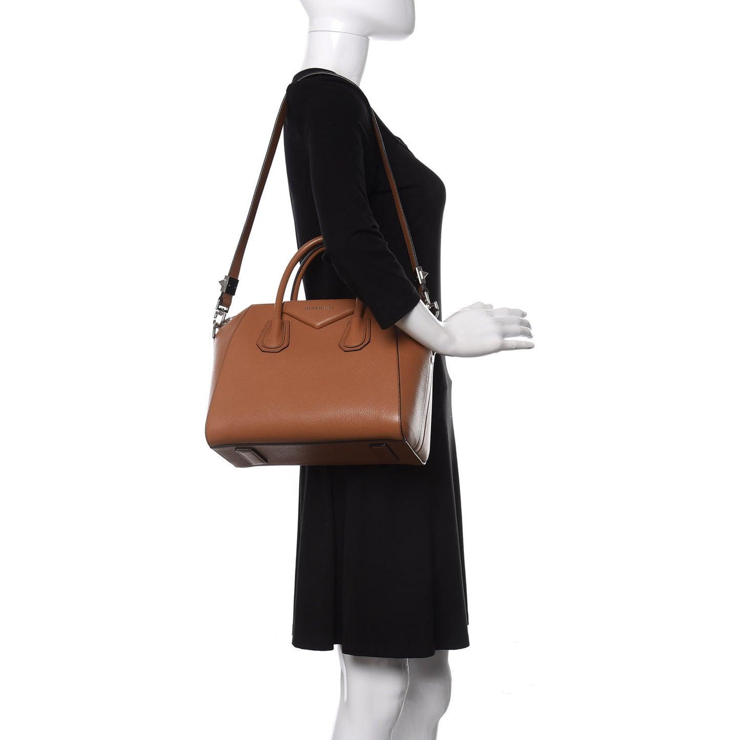 Sugar Goatskin Small Antigona Caramel