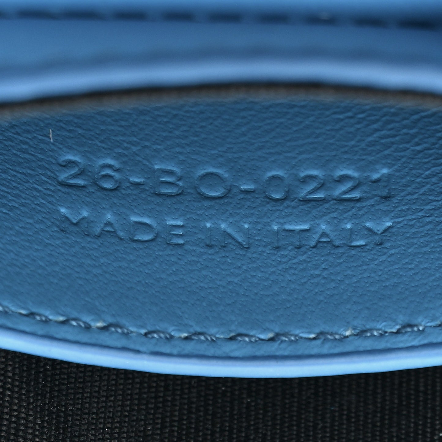 Smooth Calfskin Nano Pouch Cornflower