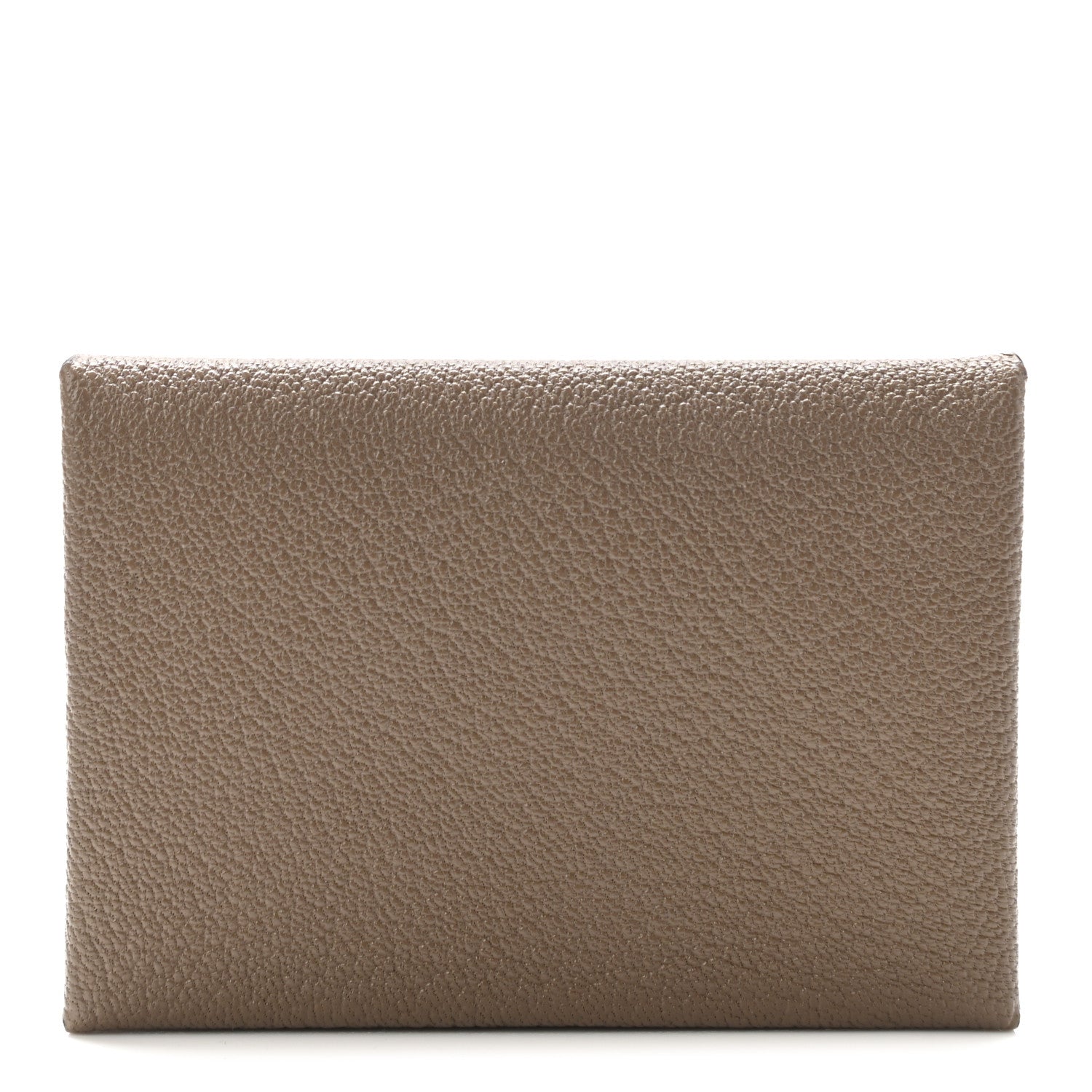 Hermes Chevre Mysore Calvi Duo Card Case Etoupe 1 of 6