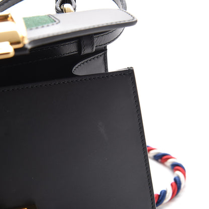 Gucci Calfskin Mini Sylvie Top Handle Bag Black 11 of 11