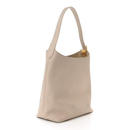 Louis Vuitton Grained Calfskin Low Key Hobo MM Limestone 4 of 13