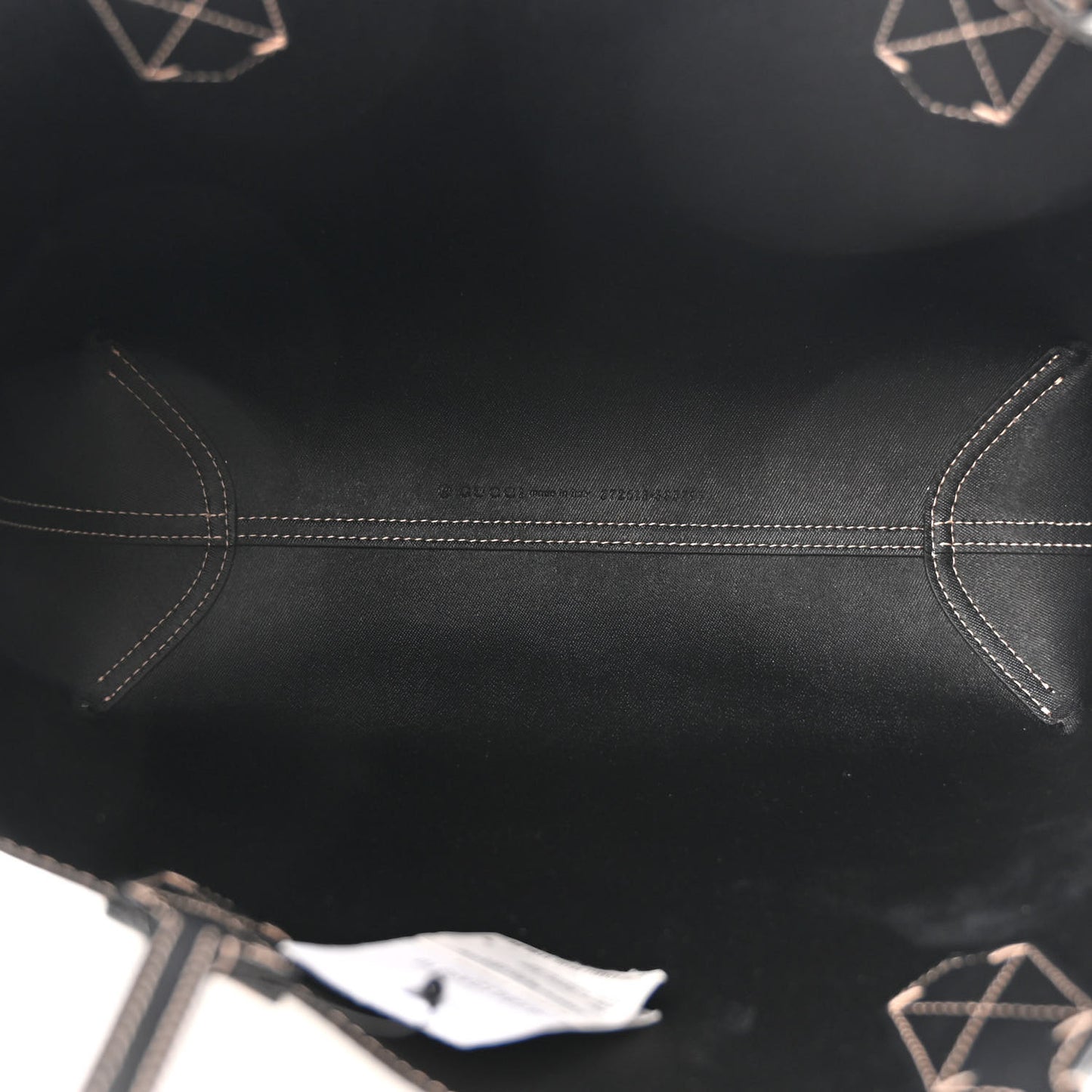 GG Supreme Monogram Small Reversible Tote Dark Brown