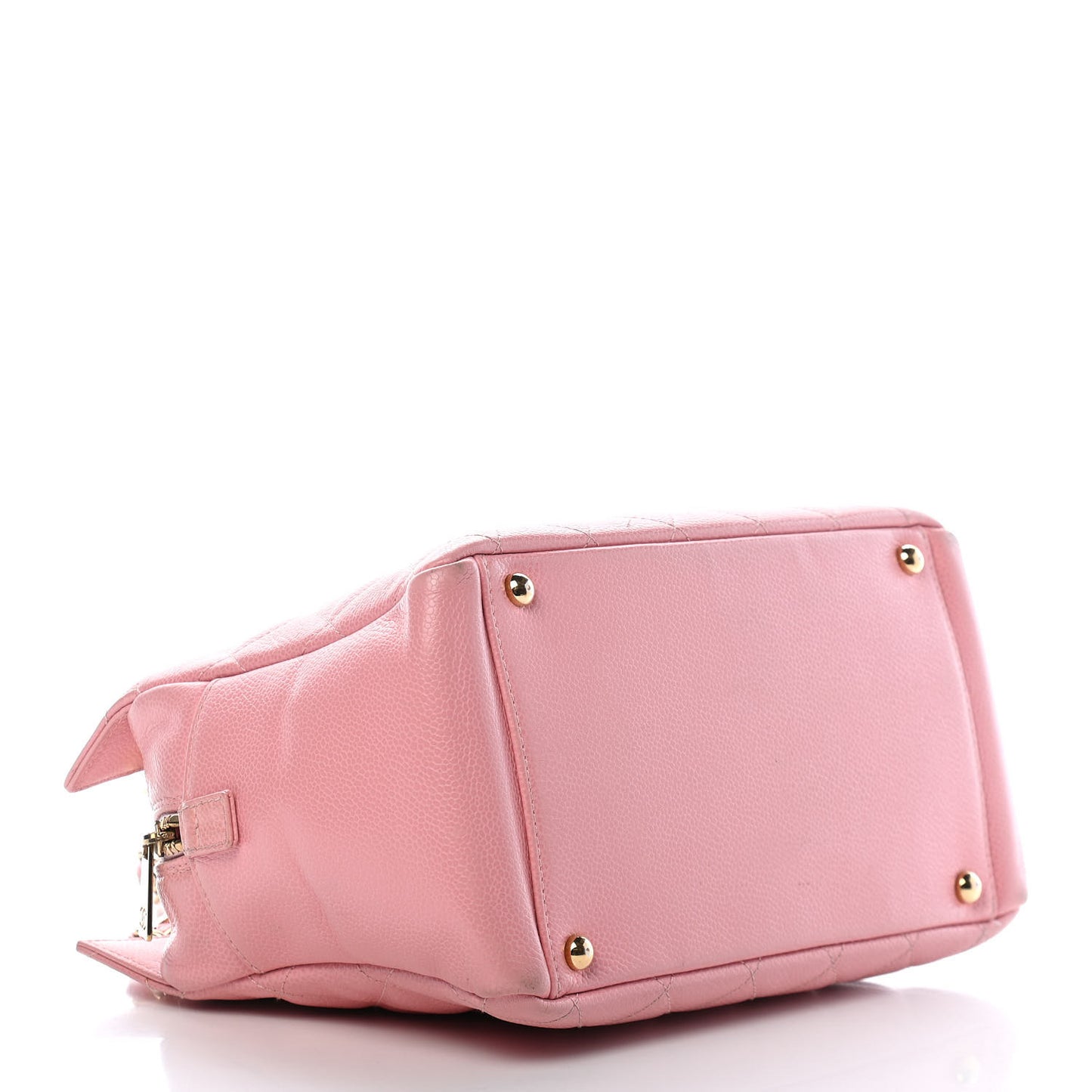 Caviar Quilted Petit Timeless Shopping Tote PTT Pink
