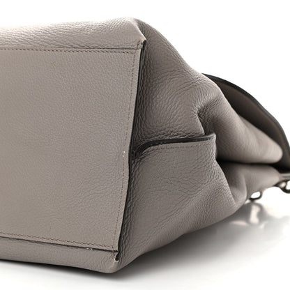 Gucci Cellarius Calfskin Large Bamboo Daily Top Handle Bag Storm Grey 8 of 12