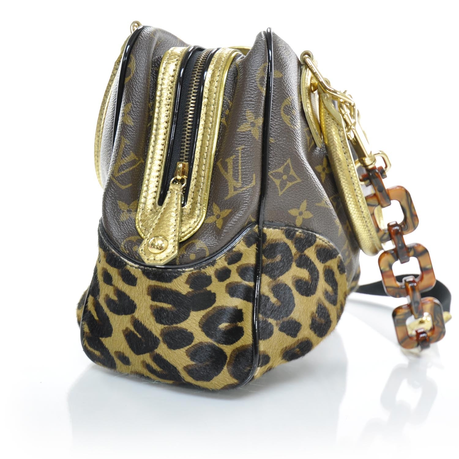 Louis Vuitton Monogram Leopard Adele 7 of 11