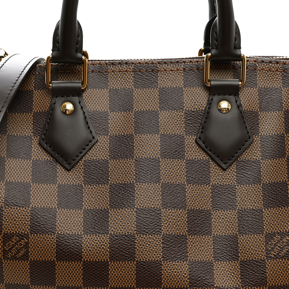 Louis Vuitton Damier Ebene Speedy Bandouliere 25 7 of 9