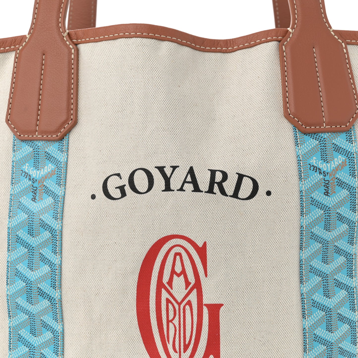 Goyardine Reversible Belharra Light Blue