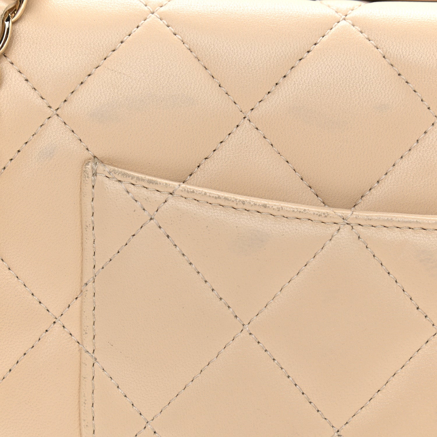 Chanel Lambskin Quilted Medium Trendy CC Flap Light Beige 15 of 17