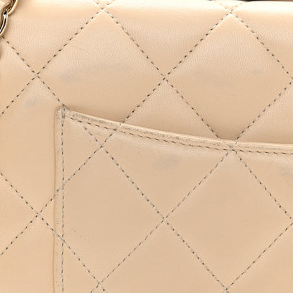 Chanel Lambskin Quilted Medium Trendy CC Flap Light Beige 15 of 17