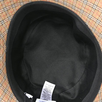 Burberry Technical Cotton Micro Check Bucket Hat L Archive Beige 7 of 9