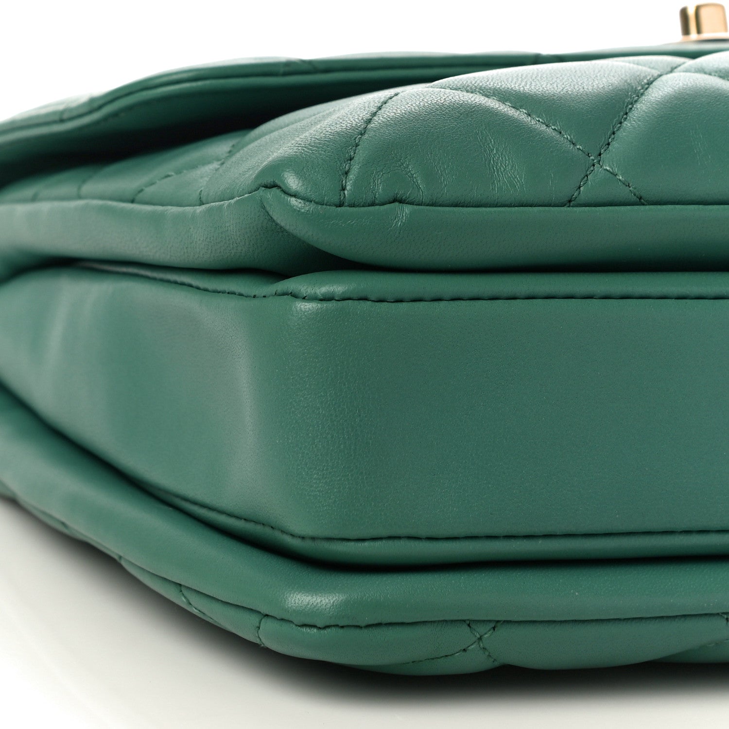 Chanel Lambskin Quilted Small Trendy CC Flap Dual Handle Bag Light Green 9 of 10