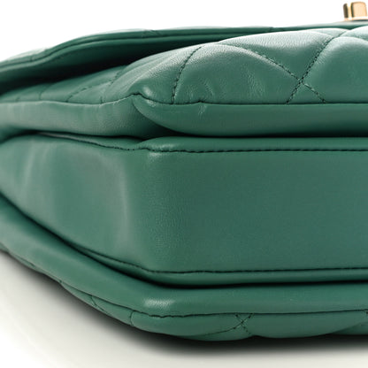 Chanel Lambskin Quilted Small Trendy CC Flap Dual Handle Bag Light Green 9 of 10
