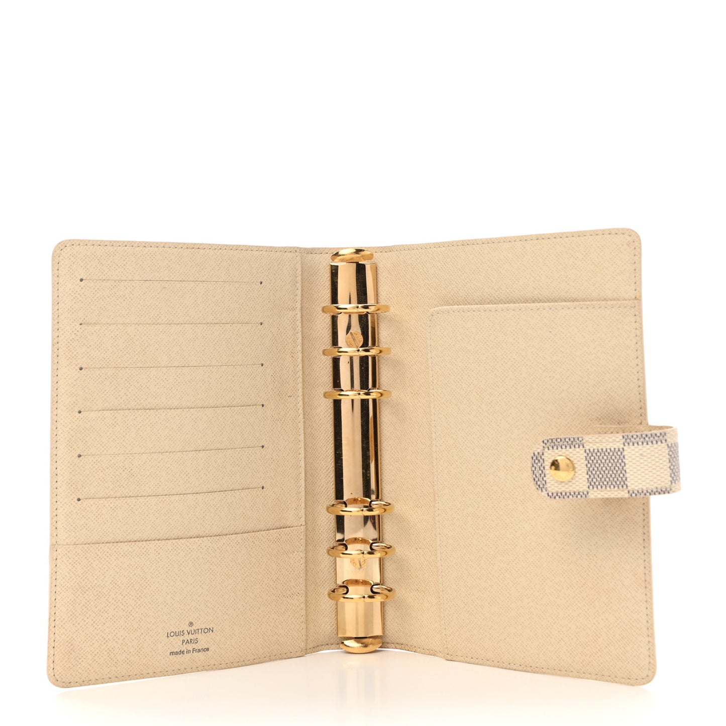Damier Azur Medium Ring Agenda Cover