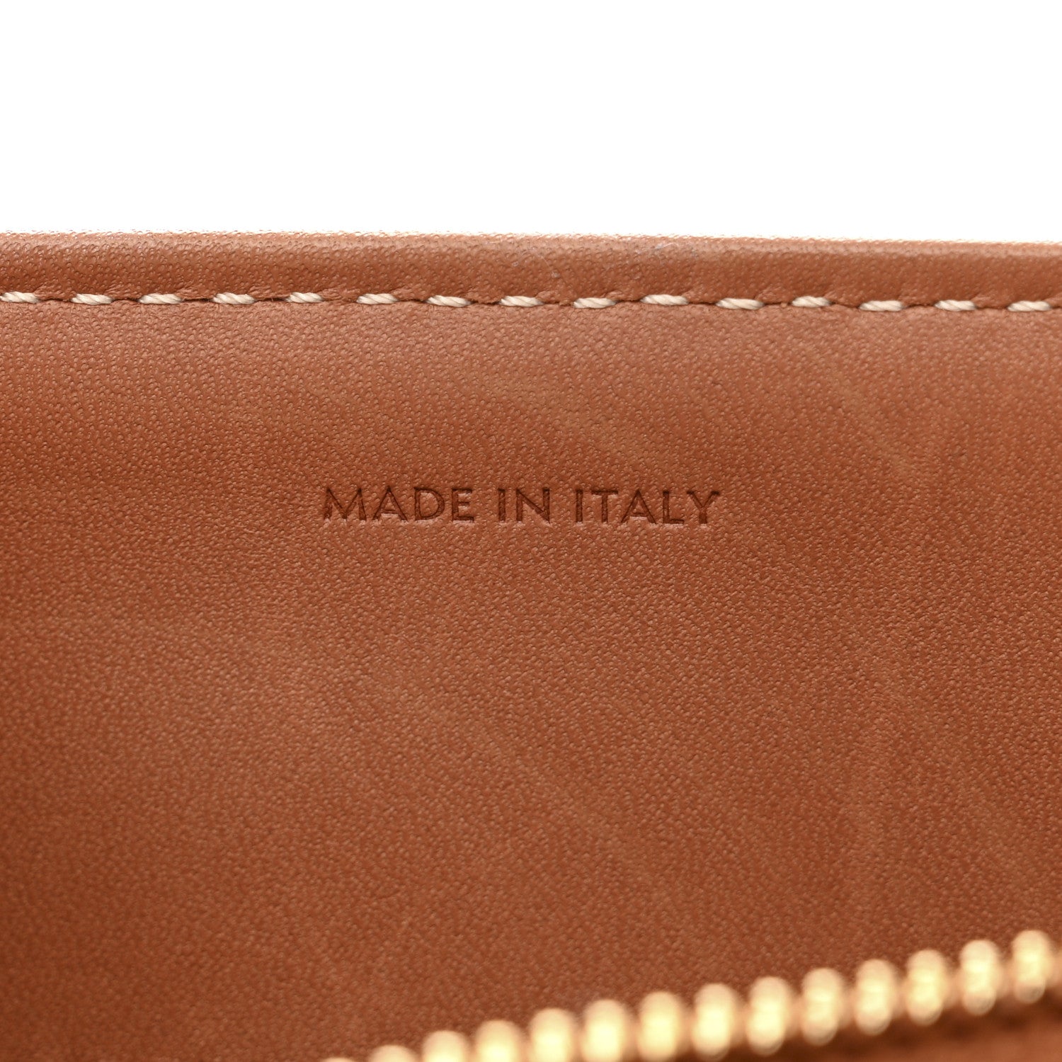 Celine Canvas Calfskin Small 16 Top Handle Bag Natural Tan 9 of 21