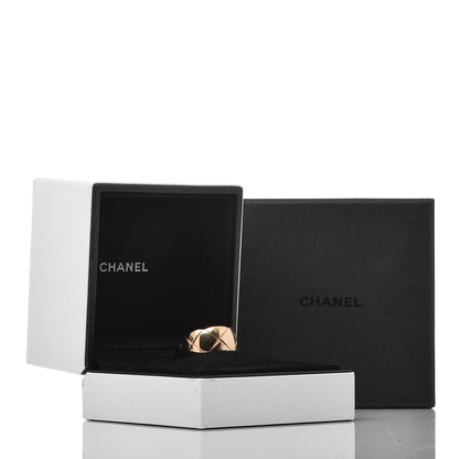 Chanel 18K Yellow Gold Medium Coco Crush Ring 52 6 6 of 6