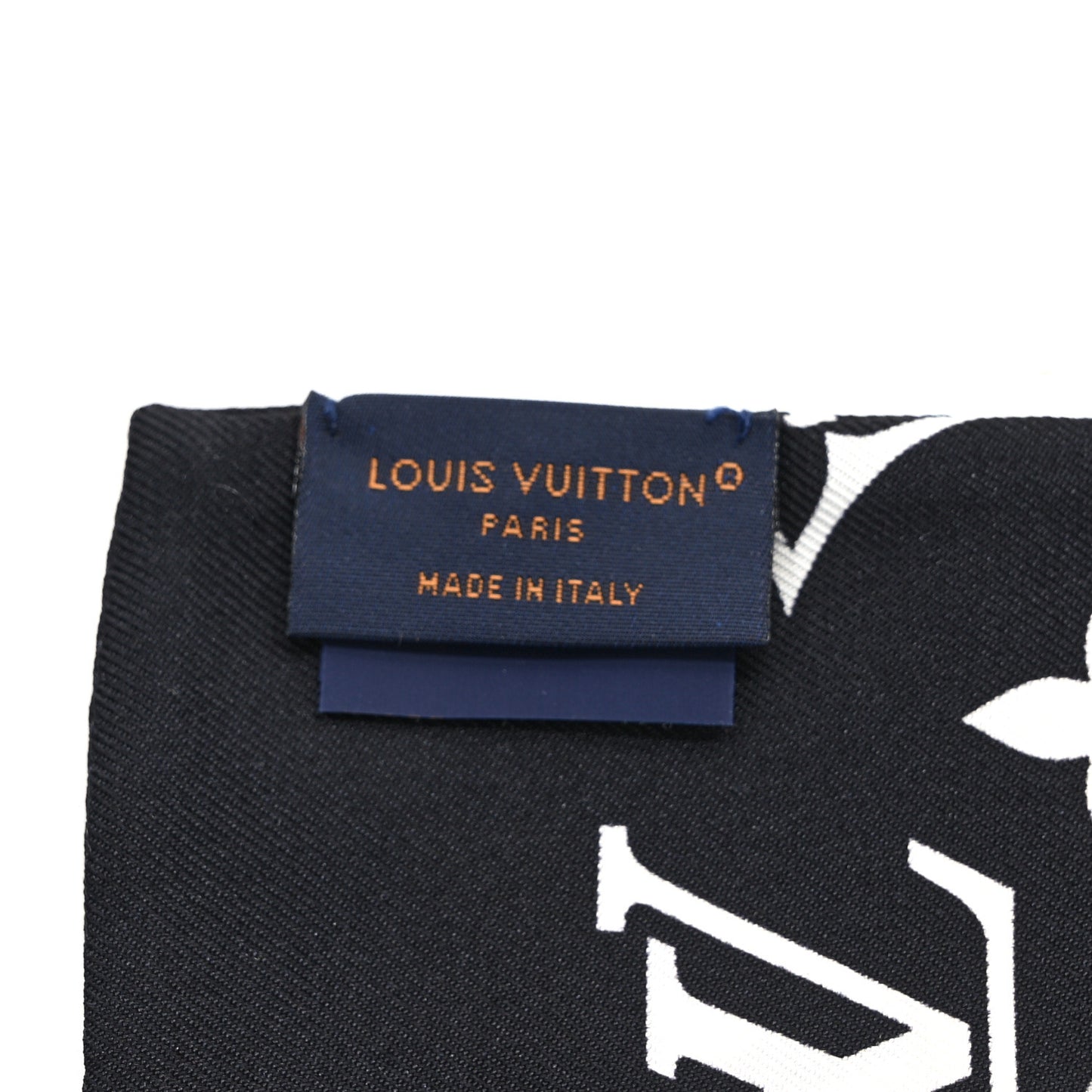 Silk Monogram Confidential Bandeau Black
