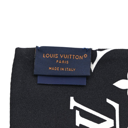 Louis Vuitton Silk Monogram Confidential Bandeau Black 3 of 5