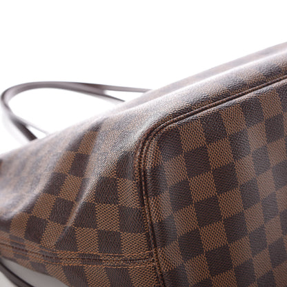 Louis Vuitton Damier Ebene Neo Neverfull MM Rose Ballerine 13 of 16