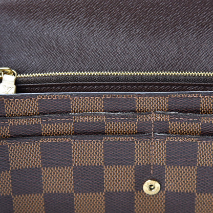 Louis Vuitton Damier Ebene Sarah Wallet NM 7 of 10