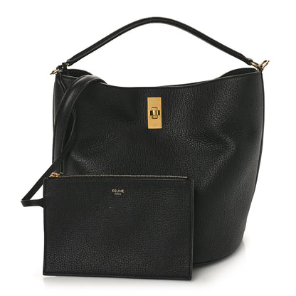 Celine Supple Grained Calfskin Bucket 16 Bag Black 1 of 8