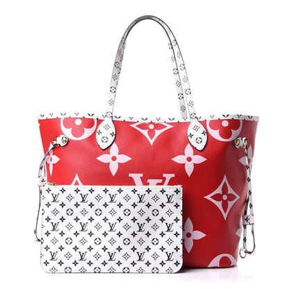 Louis Vuitton Monogram Giant Neverfull MM Rouge 1 of 11
