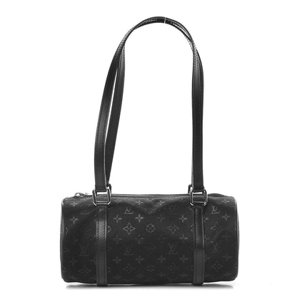 Louis Vuitton Satin Monogram Mini Papillon Black 1 of 9