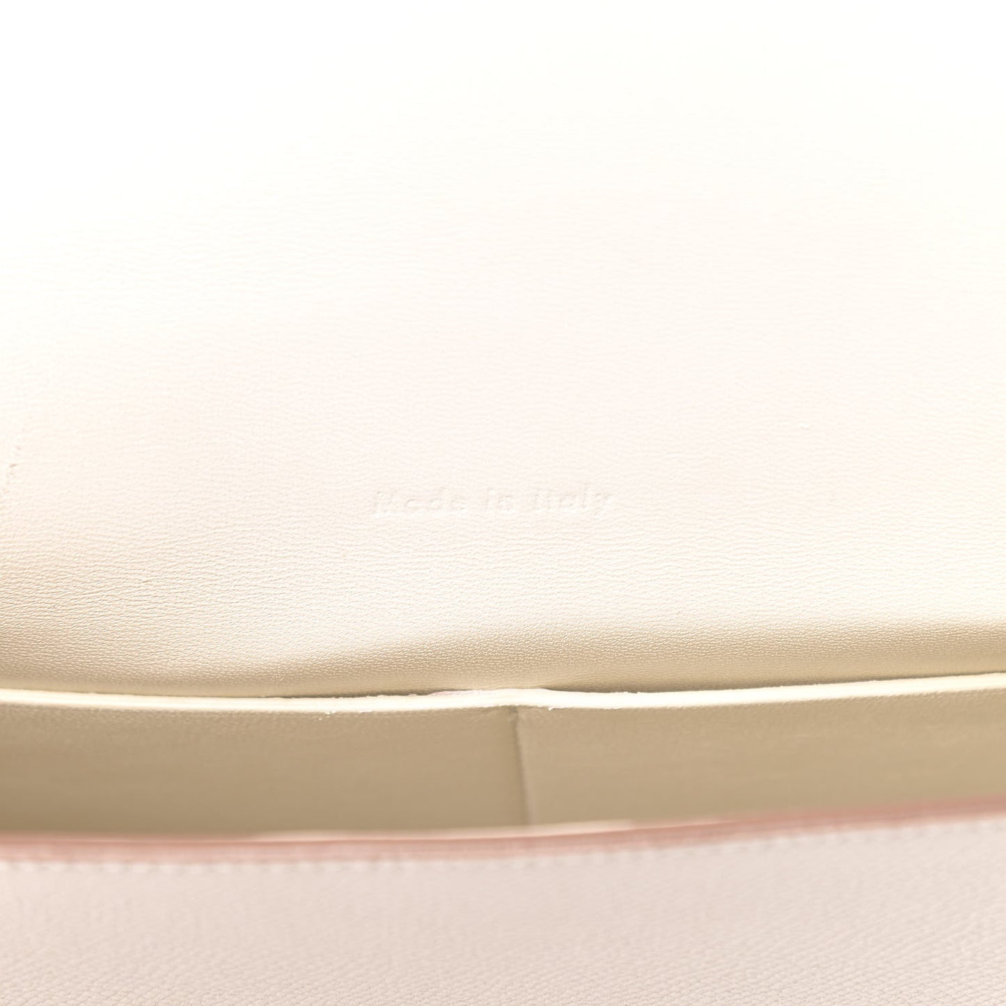 Grained Calfskin Compact Trotteur White