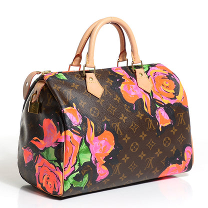 Louis Vuitton Monogram Roses Speedy 30 3 of 7