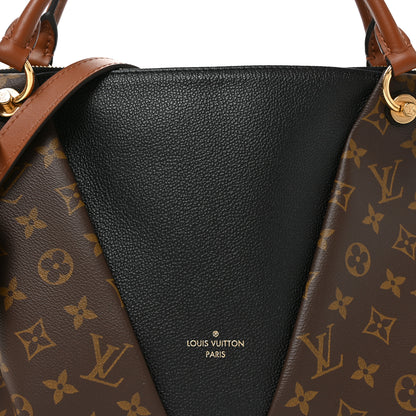 Louis Vuitton Monogram V Tote MM Black 7 of 9