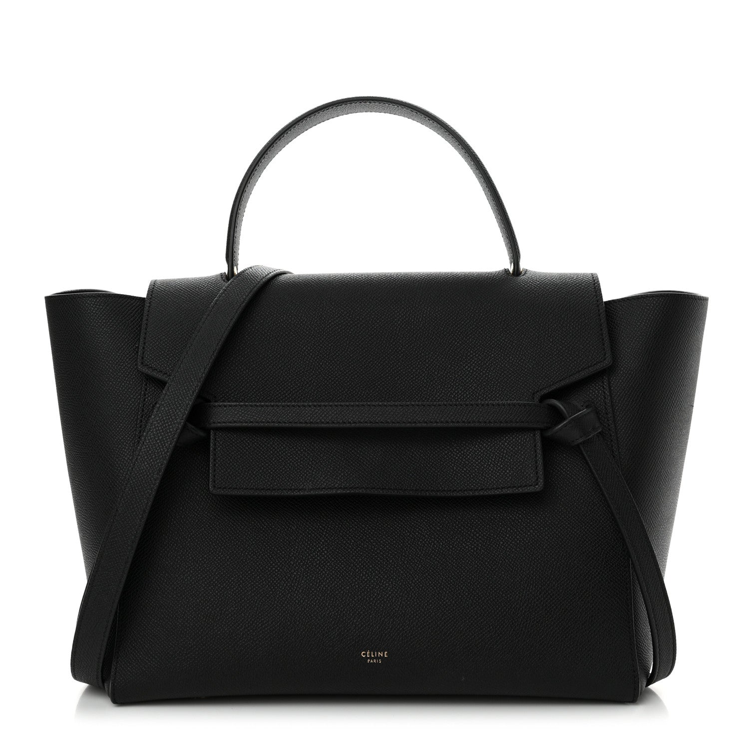 Celine Grained Calfskin Mini Belt Bag Black 1 of 11