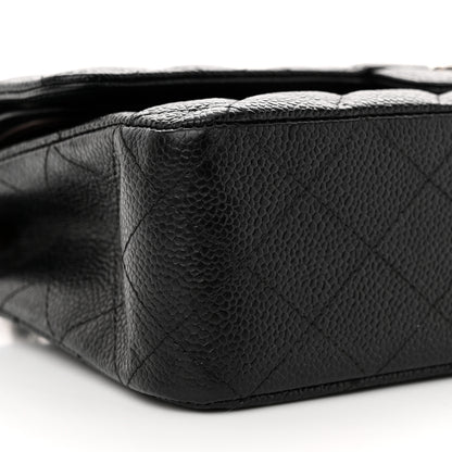 Chanel Caviar Quilted Medium Double Flap Black 9 of 14