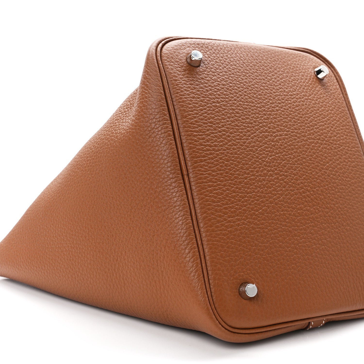 Hermes Taurillon Clemence Picotin Lock 22 MM Gold 9 of 13