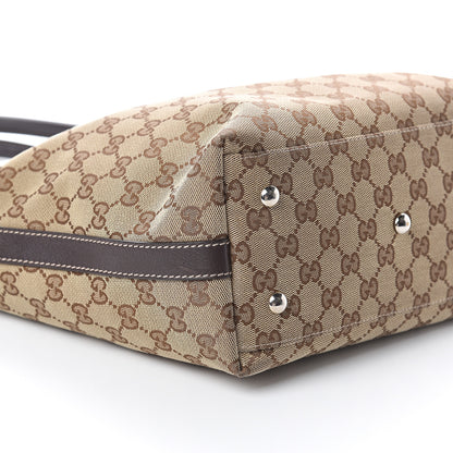 Gucci GG Monogram Medium Match Ball Tote Dark Brown 7 of 8