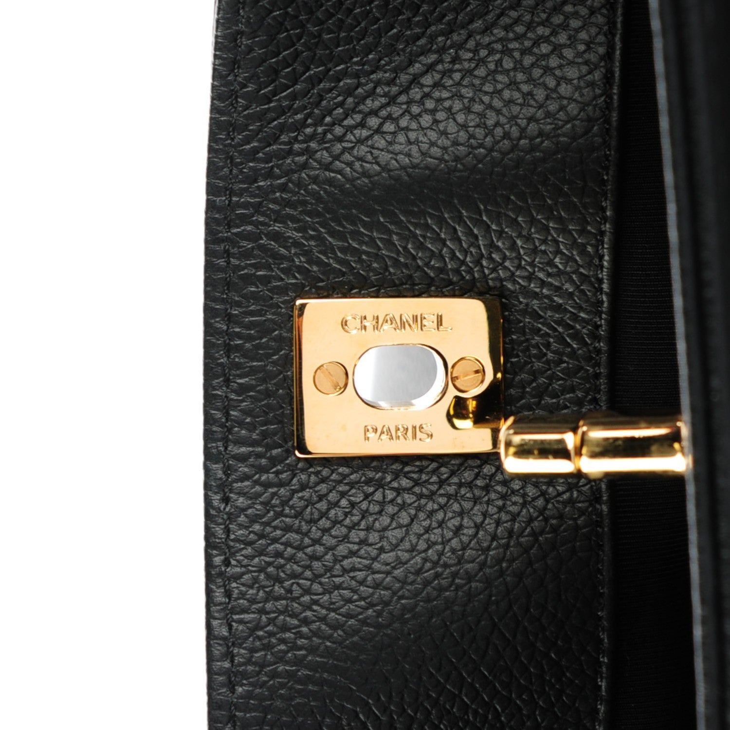 Chanel Calfskin Cerf Executive Shopper Tote Black 5 of 8