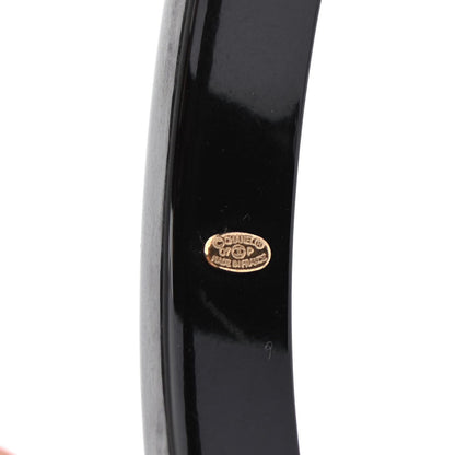 Chanel Resin Pour Etre Irremplaçable Bangle Bracelet Black 4 of 4