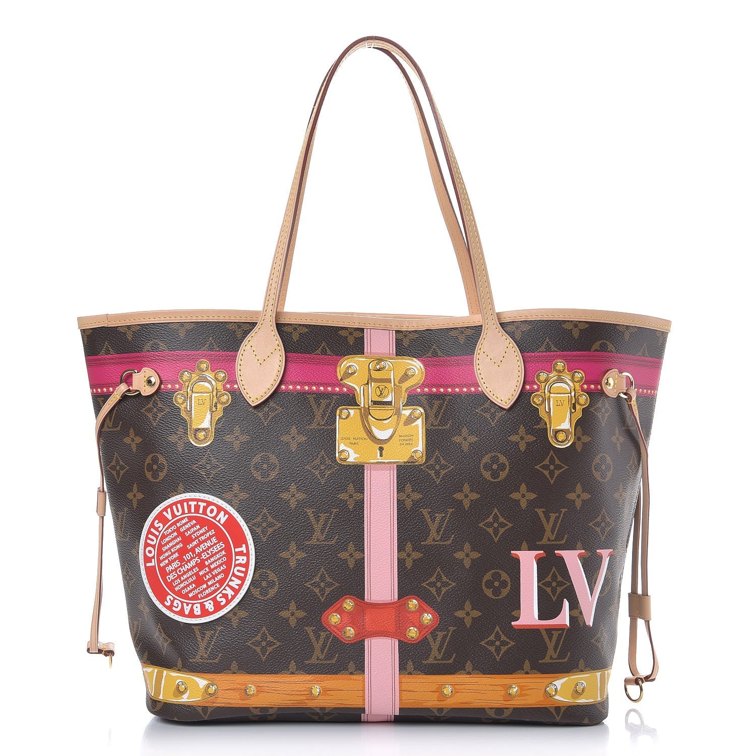 Louis Vuitton Monogram Summer Trunks Neo Neverfull MM 1 of 9
