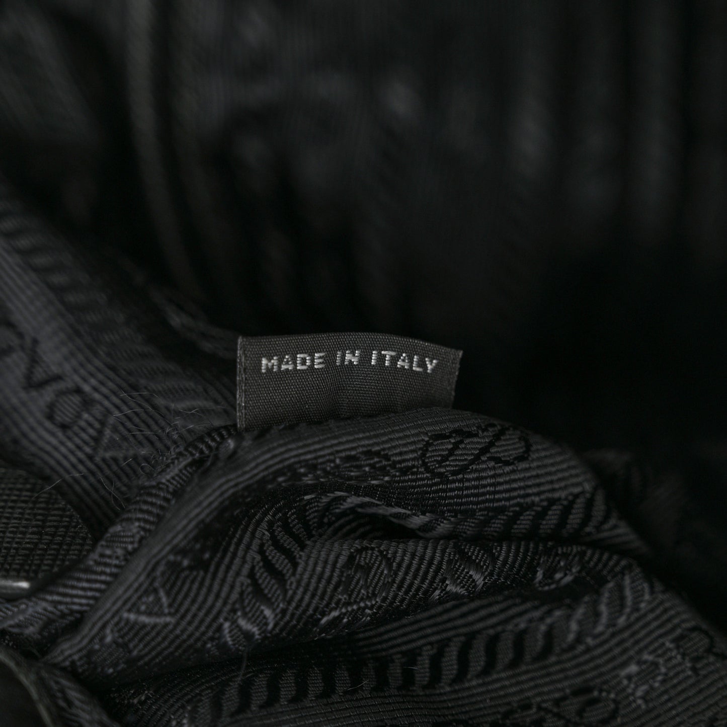 Tessuto Nylon Saffiano Vela Quilted Backpack Black