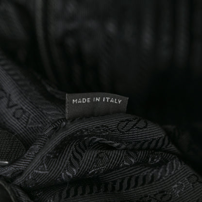 Prada Tessuto Nylon Saffiano Vela Quilted Backpack Black 7 of 16