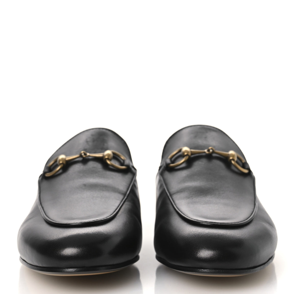 Calfskin Womens Princetown Slippers 37.5 Black