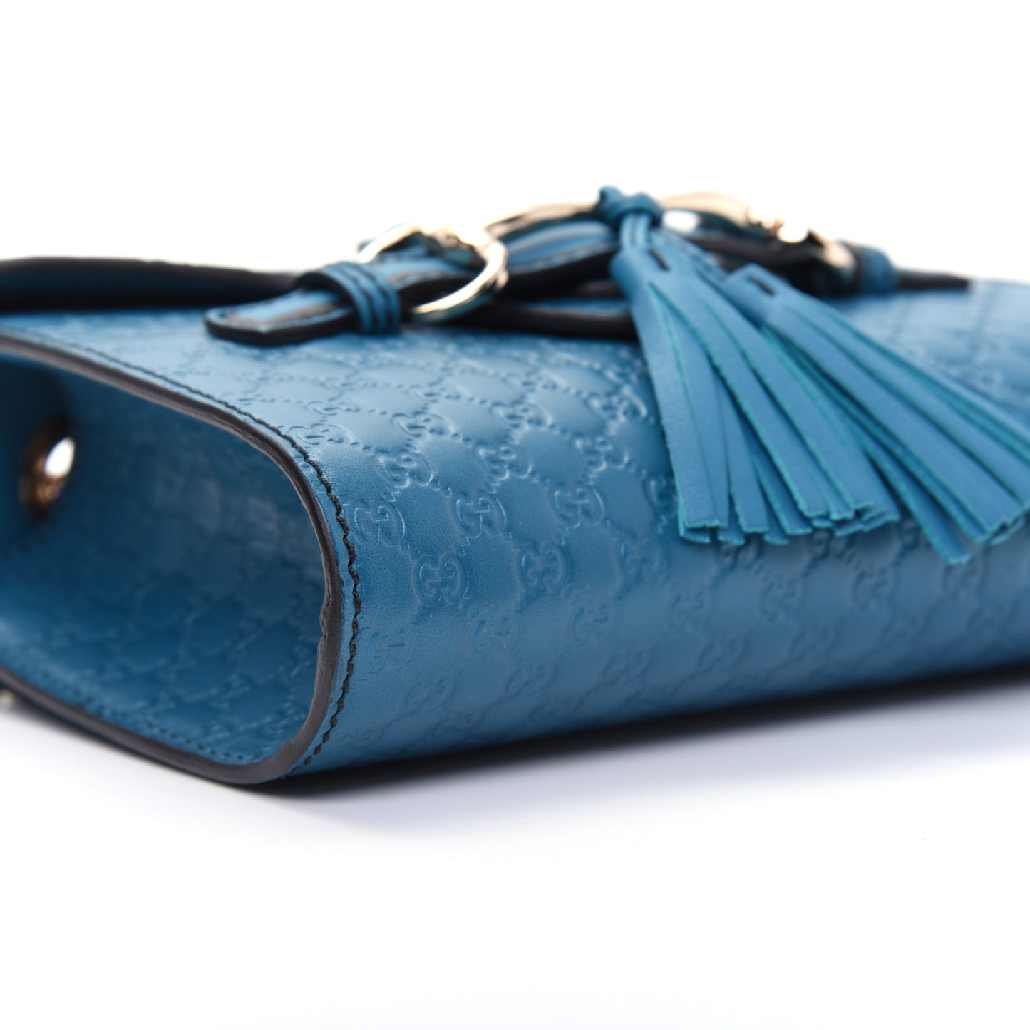 Microguccissima Mini Emily Shoulder Bag Deep Cobalt