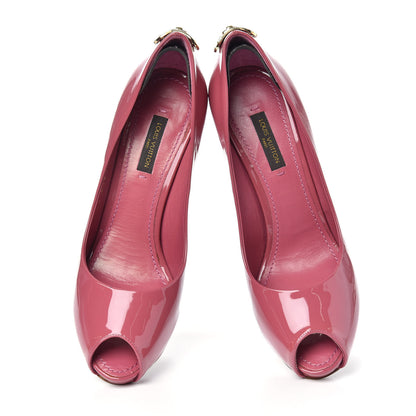 Louis Vuitton Patent Calfskin Oh Really Peep Toe Pumps 36 Frambroise 5 of 11