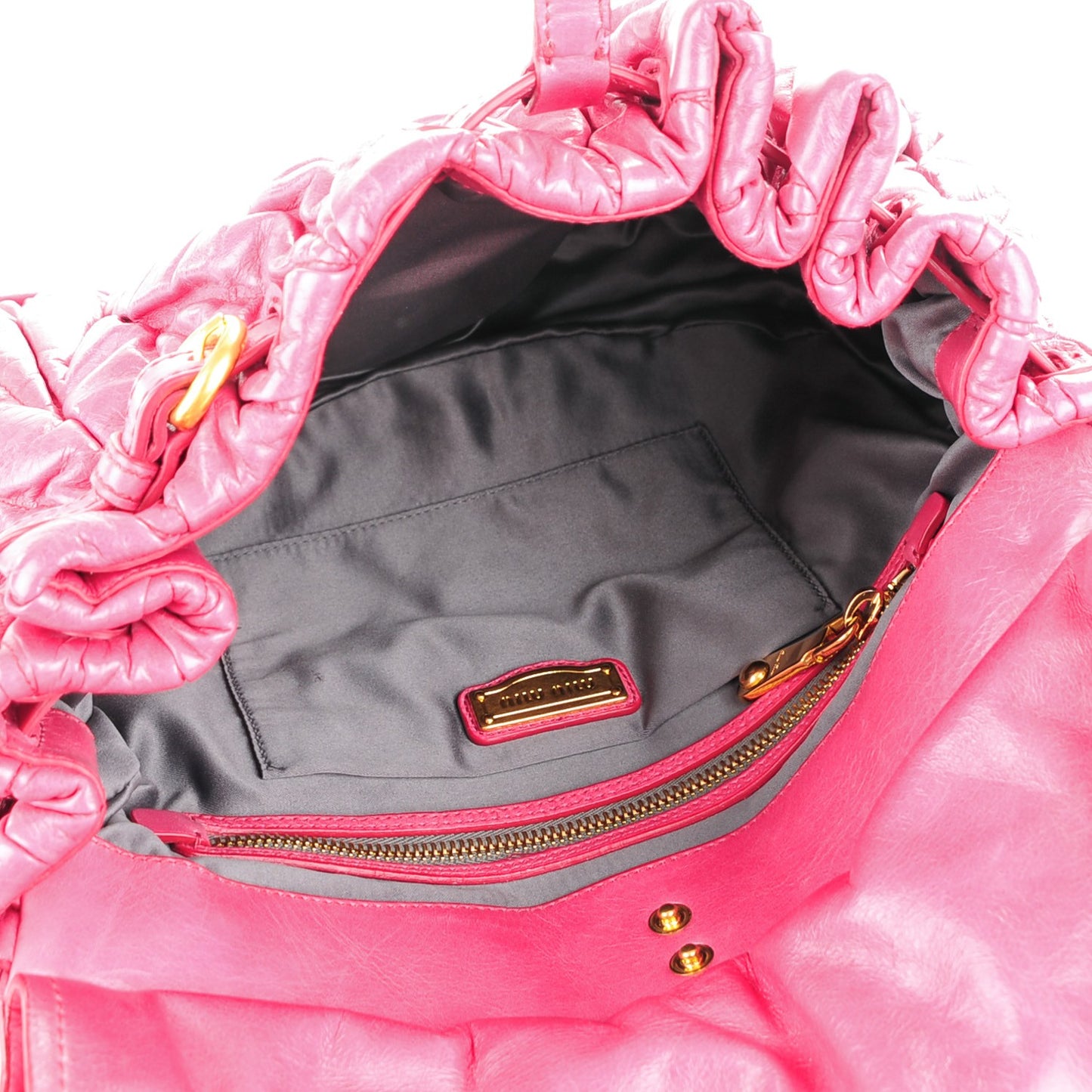 Matelasse Lux Nappa Hobo Peonia